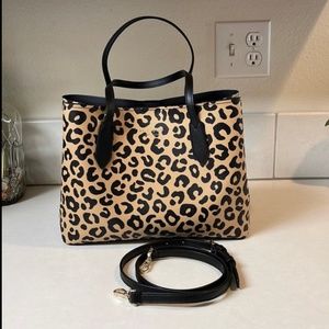 Kate Spade Harper satchel leopard